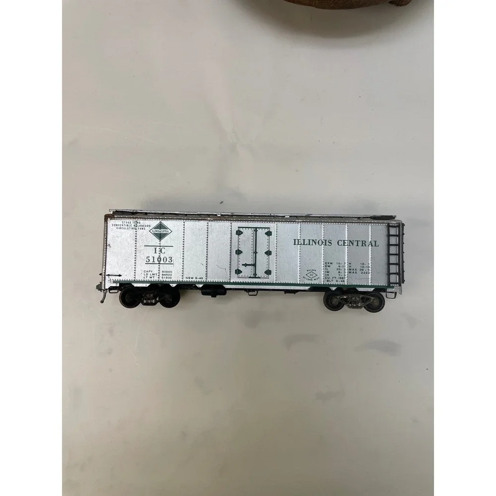 Vintage HO Scale Model Train Lot Rock Island Illinois Central N&W Hopper 3pc